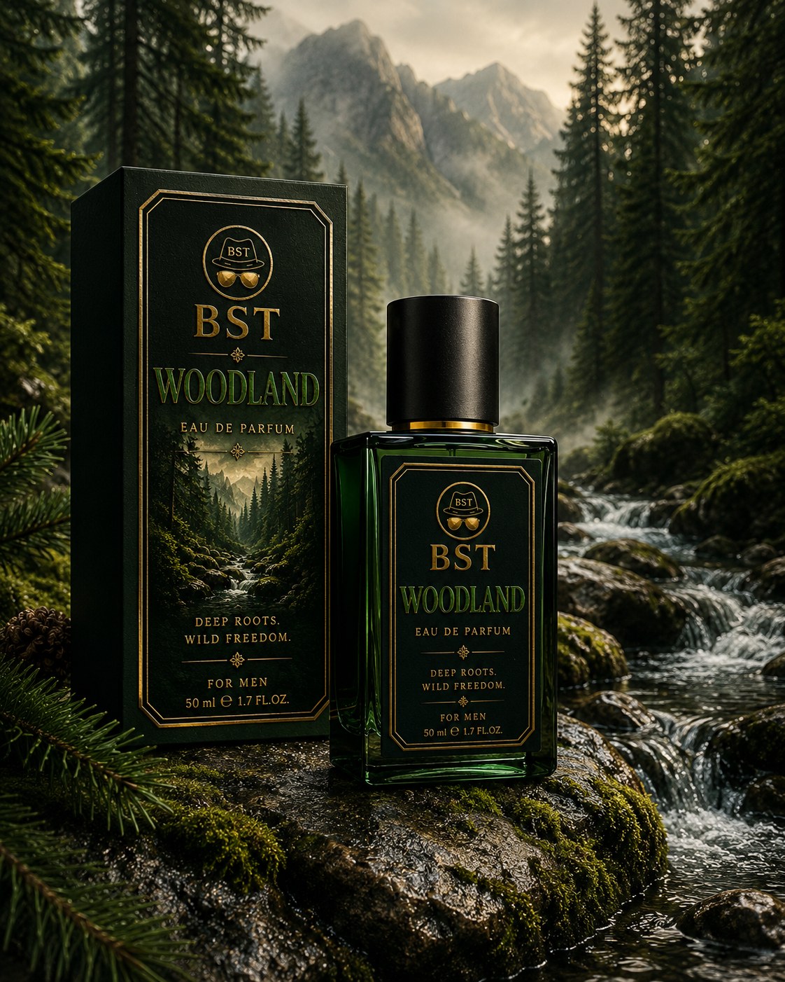 BST-WOODERLAND 50ml  (za muškarce)   🌲 Za muškarce koji se najbolje osećaju van utabanih staza