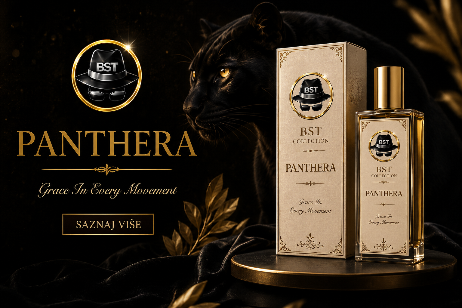 BST PANTHERA 50 ml. (za žene) 🐆 Elegancija koja osvaja bez ijedne izgovorene reči.BST-PANTHERA je inspirisana parfemom 🐆 CARTIER - LA PANTHERE 🐆